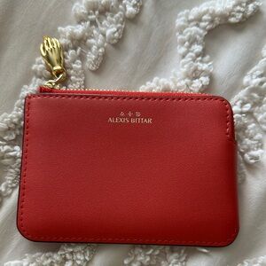 Alexis Bittar orange Card Holder